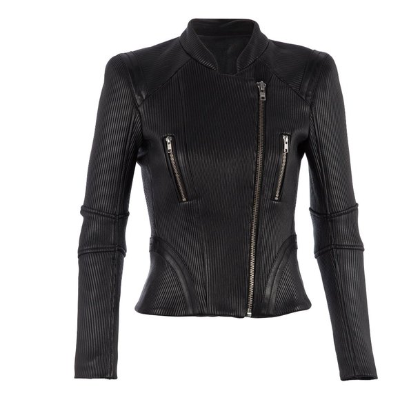 Maje Leather Moto Jacket - Picture 1 of 9